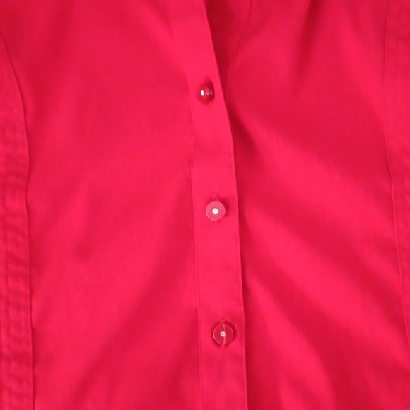 Long sleeve red blouse - Picture 2 of 5
